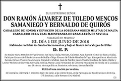 Ramón Álvarez de Toledo Mencos Samaniego y Bernaldo de Quirós